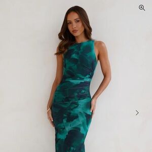 Hello Molly For The Party Mesh Sleeveless Maxi Dress